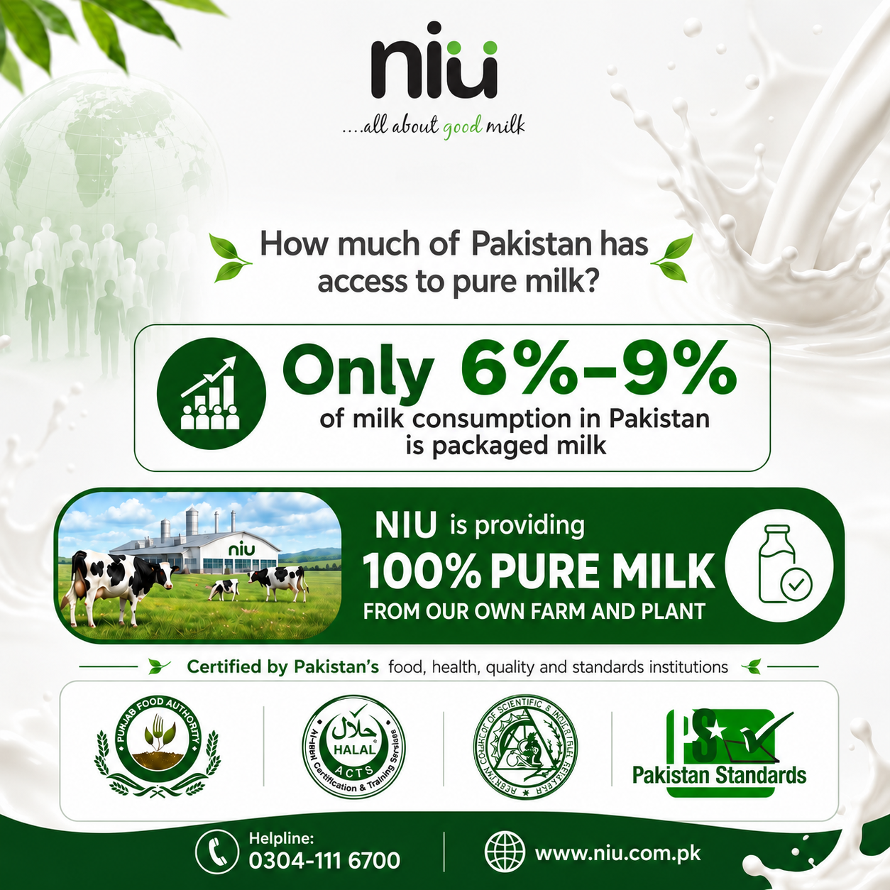 Pasteurized Pouch Milk